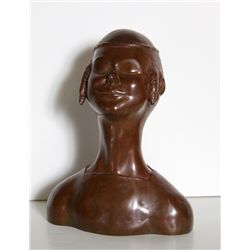 David Schwab, Jewish Boy, Bronze Sculpture