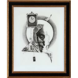 Portrait, Print on Glass