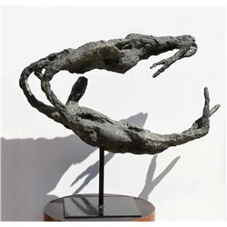 Gerard Koch, Trapeze Artists, Bronze Sculpture