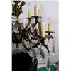 Image 6 : Cherub Chandelier, Bronze with hanging crystal