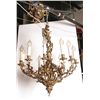 Image 1 : Gilt Bronze Twelve-Arm Chandelier, Rococo Style w