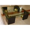 Image 1 : Contemporary Glass and Marble Coffee Table