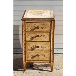 Pair of Hand-Painted Nightstands