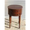 Image 1 : Round Two Drawer Table