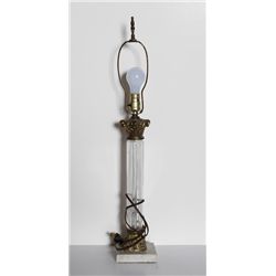 Glass Column Lamp