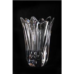 Orrefors Crystal, Tall Vase, Glass Vase