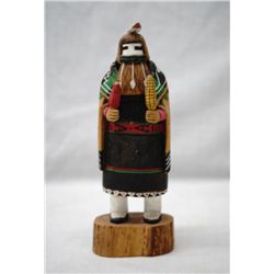 Hopi Longhair Mana Kachina by P. Adams
