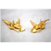 Image 2 : Hummingbird Earrings, Enamel Goldtone, Post Style