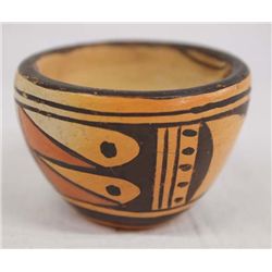 Hopi Miniature Pottery Bowl by Melda G. Nampeyo