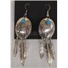 Image 1 : Navajo Sterling Turquoise Earrings