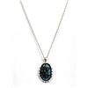 Image 1 : Navajo Sterling Turquoise Pendant Necklace, J. Sam