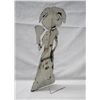 Image 2 : Mexican Tin Female Day of the Dead Skeleton Mirror