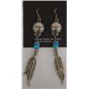Image 1 : Navajo Sterling Turquoise Earrings
