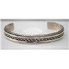 Image 1 : Navajo Sterling Silver Cuff Bracelet