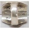 Image 3 : Navajo Silver Turquoise Ring by A. Largo, size 11