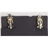 Image 2 : Southwestern Sterling Turquoise Clip-On Earrings