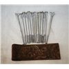 Image 1 : Leather Stamping Tools with Tooled Leather Sample