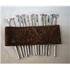 Image 3 : Leather Stamping Tools with Tooled Leather Sample