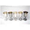 Image 1 : Set of 5 Sheridan Silverplated Goblets
