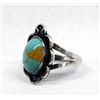 Image 1 : Old Pawn Navajo Sterling Turquoise Ring, Size 7