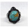 Image 2 : Old Pawn Navajo Sterling Turquoise Ring, Size 7