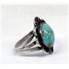 Image 3 : Old Pawn Navajo Sterling Turquoise Ring, Size 7