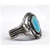 Image 2 : Old Pawn Navajo Sterling Bisbee Turquoise Bracelet