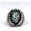Image 2 : Navajo Sterling Turquoise Ring - Martinez Size 6.5