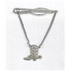 Image 1 : Sterling Silver and Gold Cowboy Boot Tie Clasp