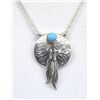 Image 2 : Navajo Sterling Bisbee Blue Turquoise Necklace