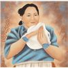 Image 2 : Navajo Fry Bread Maker Sand Painting by Simpson