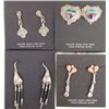 Image 1 : 4 Pairs of Earrings, Zuni, Navajo, and Southwest