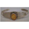 Image 1 : Navajo Sterling Chatoyant Quartz Cuff Bracelet