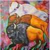 Image 2 : Original Acrylic Buffalo Thunder by Kills Thunder