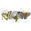Image 1 : Cloisonne Enamel Ornaments Hummingbird & Butterfly