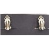 Image 2 : Navajo Sterling Chatoyant Quartz Clip-On Earrings