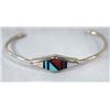 Image 3 : Zuni Bracelet Sterling & Inlays, Signed ''FA''