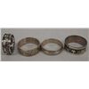 Image 3 : 7 Sterling Rings, Mostly Native American