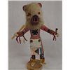 Image 1 : 1990 Navajo Hand Carved Bear Kachina by J. Benally