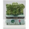 Image 2 : Porcelain Frog Trinket Box ''See No Evil, Hear No..