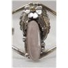 Image 3 : Navajo Sterling Pink Mother of Pearl Bracelet