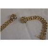 Image 2 : Vintage Goldtone & Rhinestone Necklace or Belt