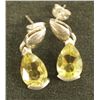 Image 1 : Sterling Silver & Peridot Earrings