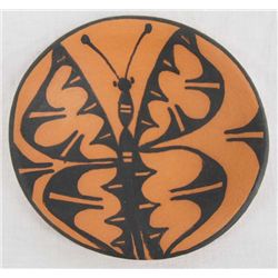 Santo Domingo Butterfly Shallow Bowl by Lovajo