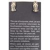 Image 2 : Navajo Sterling Lapis Clip-On Earrings