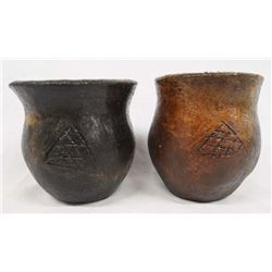 Traditional Navajo Pots, 2 Pieces
