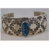 Image 1 : Stunning Navajo Silver Turquoise Bracelet by Roan