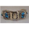 Image 1 : Navajo Sterling Silver Turquoise Watch Bracelet