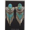 Image 1 : Quoc Turquoise Company Sterling Turquoise Earrings