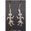 Image 1 : Navajo Sterling Turquoise Kachina Earrings